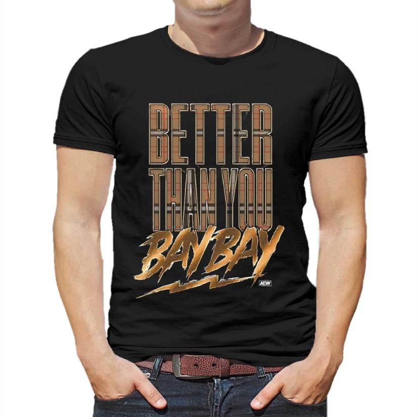 Чоловіча футболка «Better Than You Bay Bay», розмір XL, колір чорний