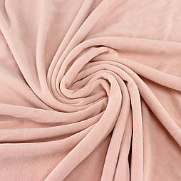 Велюр бавовняний, перлово-пудровий (180 см ширина) В-1019