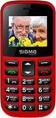 Мобільний телефон Sigma mobile Comfort 50 Easy Red Type-C UA + 12 м. гарантія