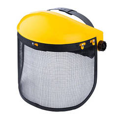 Захисний щиток з металевою сіткою для мотокоси, тримера, газонокосарки