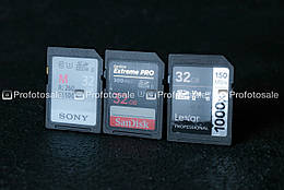Карти пам'яті SD 32gb в асортименті