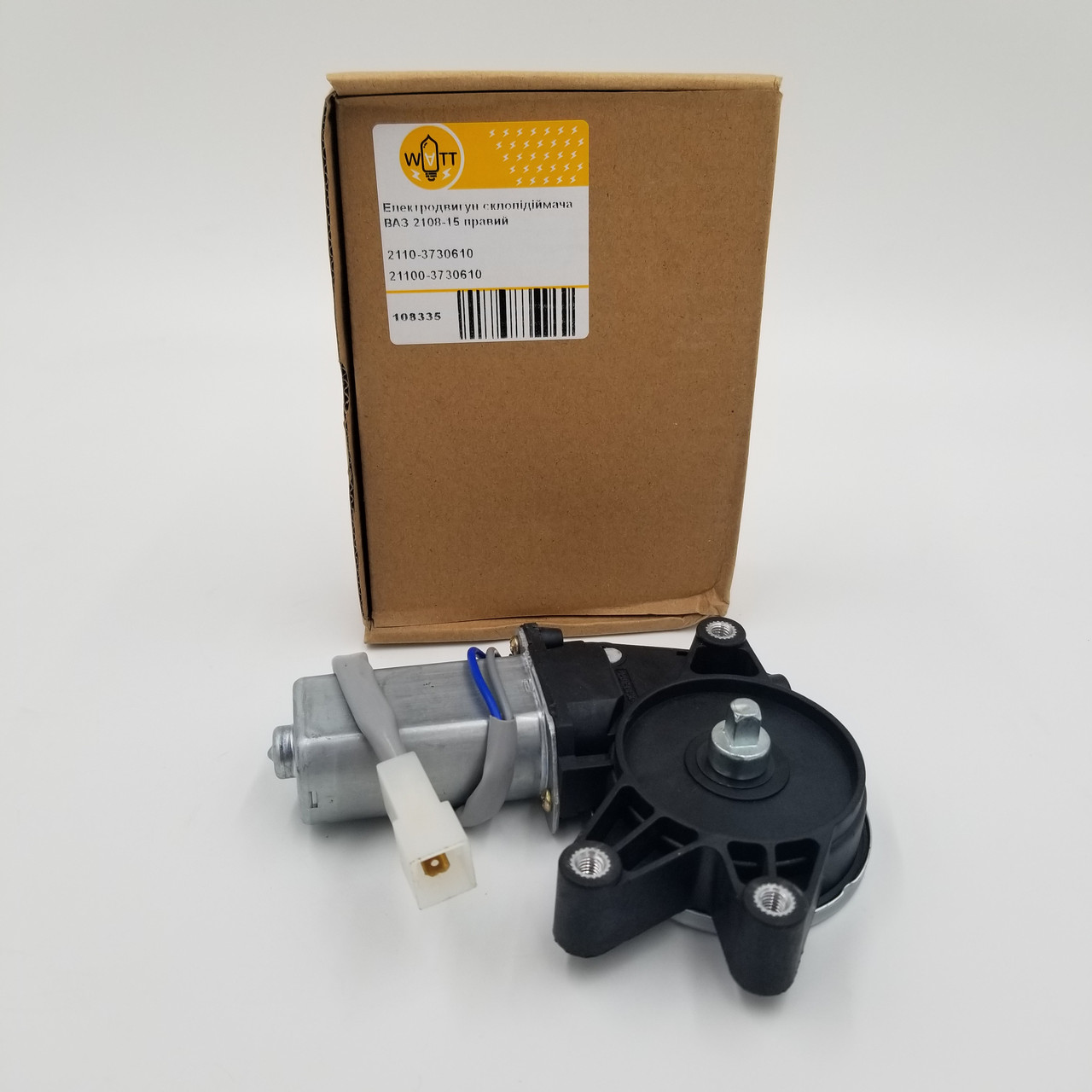 Мотор склопідіймача передній лівий ВАЗ 2108-15 WATT Польща