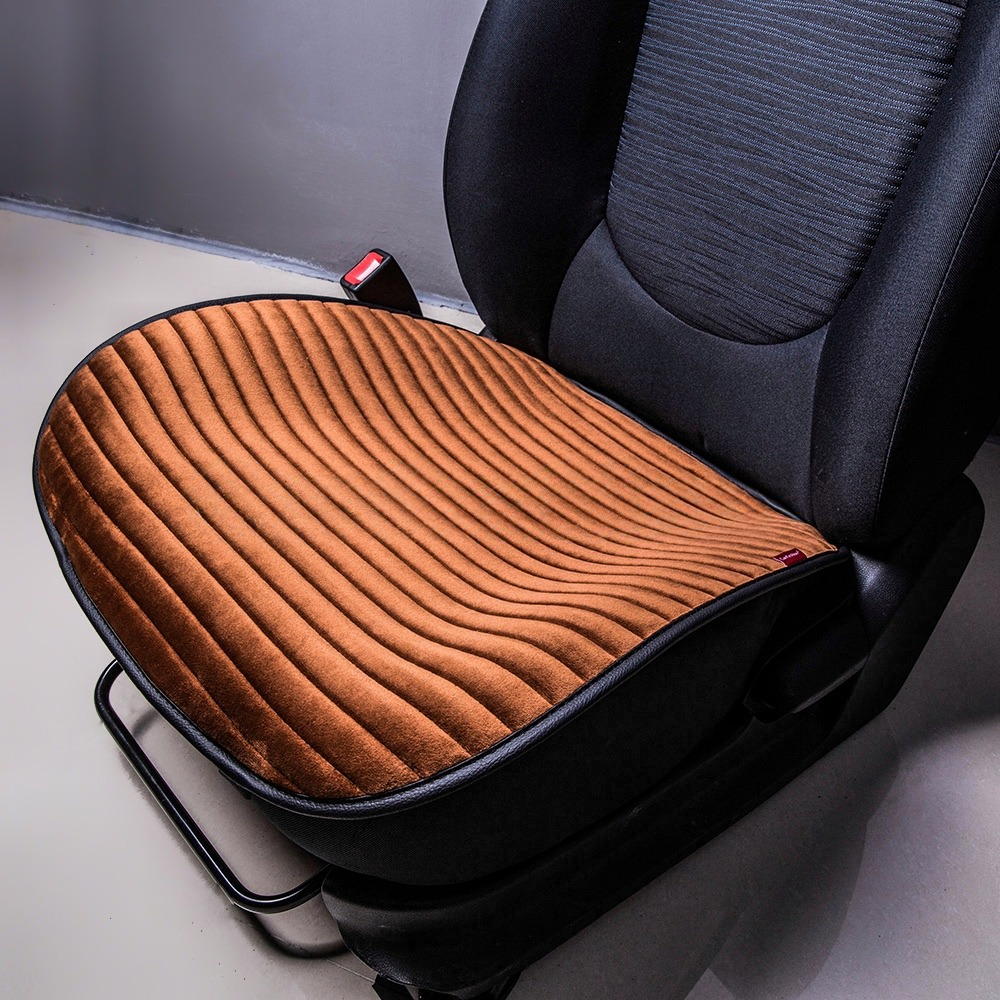 Накидка під дитяче автокрісло CarFashion Mini, кон'ячний/чорний, фото 1