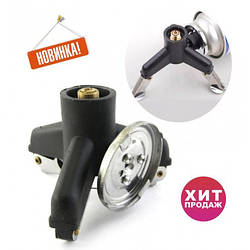 Перехідник для різьбового пальника тринога під цанговий балон