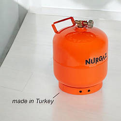 Газовий балон NURGAZ "Турист" (8) товщина металу 3мм