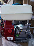 Двигун бензиновий 7 л.с під різьбу 18 мм, фото 4