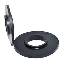 Мембрана для зливного механізму бачка унітаза 2 борта 67 х 24 мм гума упаковка 10 штук