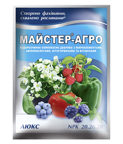 Комплексне мінеральне добриво для томатів, перцю, баклажанів Майстер-Агро, 100г,