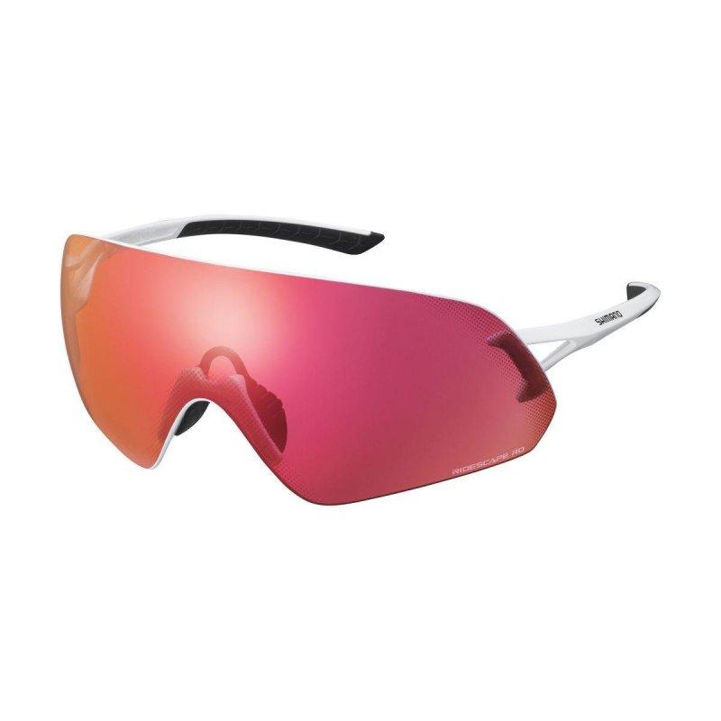 Окуляри Shimano AEROLITE P RIDESCAPE RD білий металік (ECEARLP1RDW03)