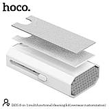 Набір для чищення гаджетів HOCO 8-in-1 multifunctional cleaning kit (overseas customization) DI35 (6931474795489) white, фото 5