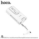 Набір для чищення гаджетів HOCO 8-in-1 multifunctional cleaning kit (overseas customization) DI35 (6931474795489) white, фото 10