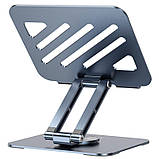 Тримач BOROFONE Vito metal rotating Tablet holder BH115 |7-12.9"| (6941991112447) grey, фото 8
