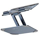 Тримач BOROFONE Vito metal rotating Tablet holder BH115 |7-12.9"| (6941991112447) grey, фото 9