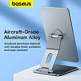 Тримач Baseus MagStable Series Magnetic Tablet Stand for Pad 12.9" (B10460300811-01) grey, фото 4