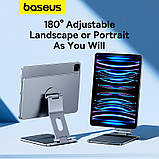 Тримач Baseus MagStable Series Magnetic Tablet Stand for Pad 12.9" (B10460300811-01) grey, фото 5