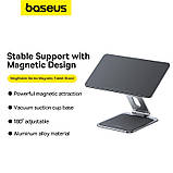 Тримач Baseus MagStable Series Magnetic Tablet Stand for Pad 12.9" (B10460300811-01) grey, фото 7