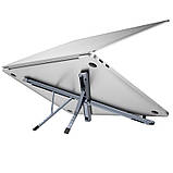 Підставка для ноутбука HOCO Action metal folding notebook holder HD9 |6 levels| (6942007626378) metal-grey, фото 7