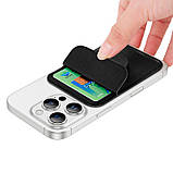 Кишеня для кредиток HOCO Joy multifunctional magnetic card holder GT6 (6942007644143) black, фото 4