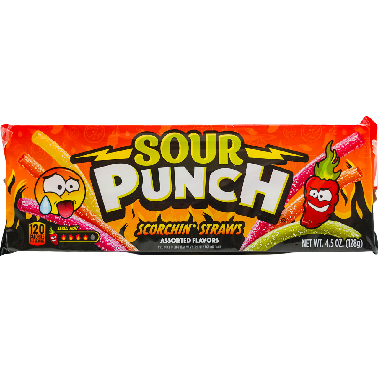 Цукерки жувальні гострі Hot SOUR PUNCH 128 г