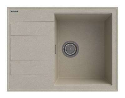 Кухонна мийка GRANITAN LUGO BEIGE бежева *, фото 1