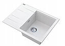 Кухонна мийка GRANITAN LUGO WHITE біла *, фото 2