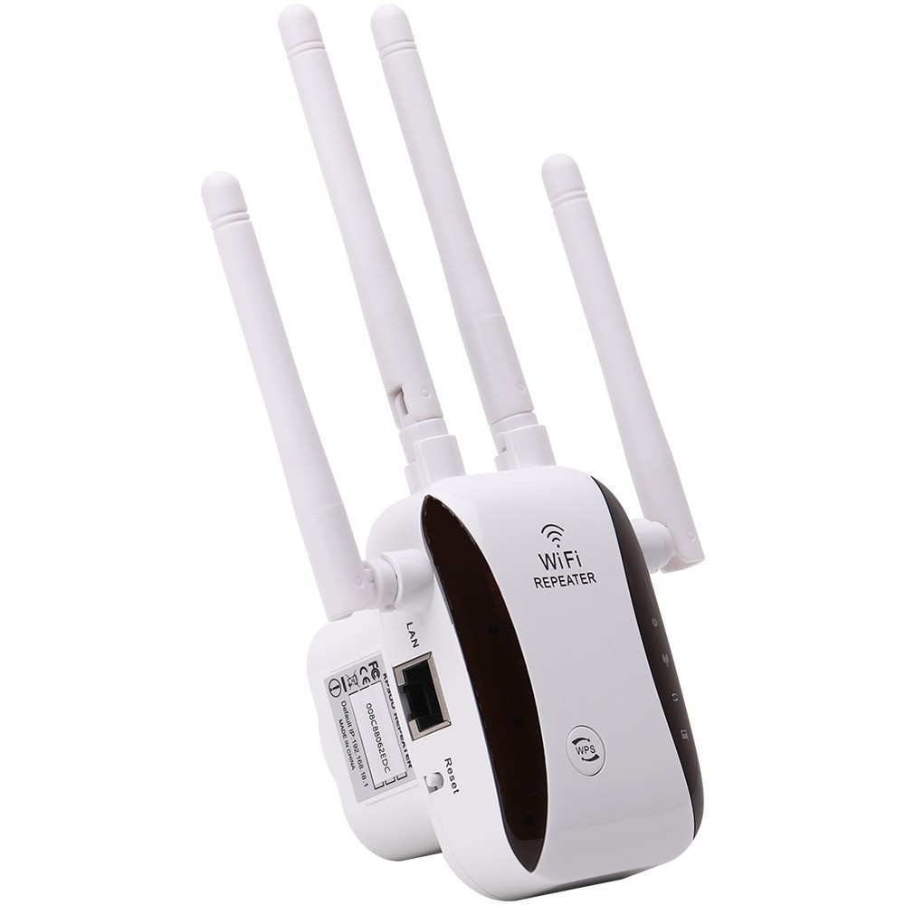 Роутер Wi fi repeater 2,4G/5G 1200 Мбіт/с із виделкою для розетки - підсилювач Wi-Fi сигналу, репітер Білий