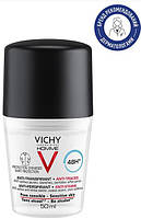 Део-шар мужской Vichy Deodorant  Anti-Perspirant Yellow&White stains  48H