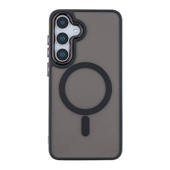 Чохол TPU+PC Space Magnetic Color with Magsafe для Samsung Galaxy S24+ 5G (S926) Black