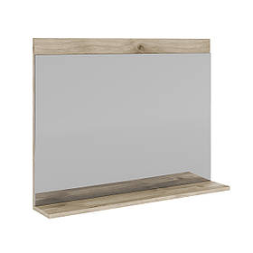 Дзеркало Хелен Дуб Білий / Сатин Світ Меблів