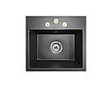 Кухонна мийка GRANITAN MINI 45 BLACK чорна *, фото 3
