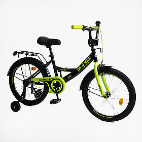 Велосипед двоколісний Corso MAXIS CL на 20 дюймів, Black-Green 20267