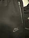 Чоловічий осінній спортивний костюм Nike (2103-Black), Чоловічий костюм Найк весняний чорний. Чоловічий одяг, фото 3