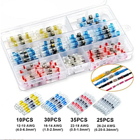 Термо гильза термоусадка с оловом припоем 100 шт + кейс