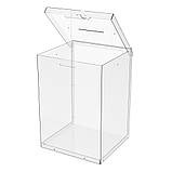 Ящик EKOSTAR с замком для пожертв та збору грошей 215x200x300. Об'єм 13 літрів, фото 4