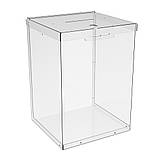 Ящик EKOSTAR с замком для пожертв та збору грошей 215x200x300. Об'єм 13 літрів, фото 2