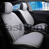 Накидки на передні сидіння CarFashion, модель MONACO FRONT, сірий/сірий, фото 2
