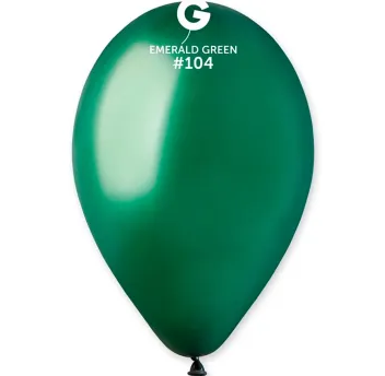 Кулі 12"/30 см Пастель Смарагдово-Зелені 104 Gemar Balloons