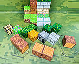 Дитячий магнітний конструктор Майнкрафт Магнітні блоки Minecraft на 99 блоків із фігурками 151 деталь, фото 4