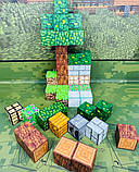 Дитячий магнітний конструктор Майнкрафт Магнітні блоки Minecraft на 99 блоків із фігурками 151 деталь, фото 5