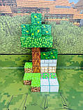 Дитячий магнітний конструктор Майнкрафт Магнітні блоки Minecraft на 99 блоків із фігурками 151 деталь, фото 8