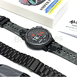 Смарт-годинник чоловічий водонепроникний з металевим ремінцем Modfit Sniper Pro (Модфіт Снайпер Про) з двомя ремінцями, фото 5