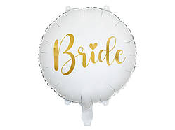 Фольгована кулька коло Bride PartyDeco 45см уп П