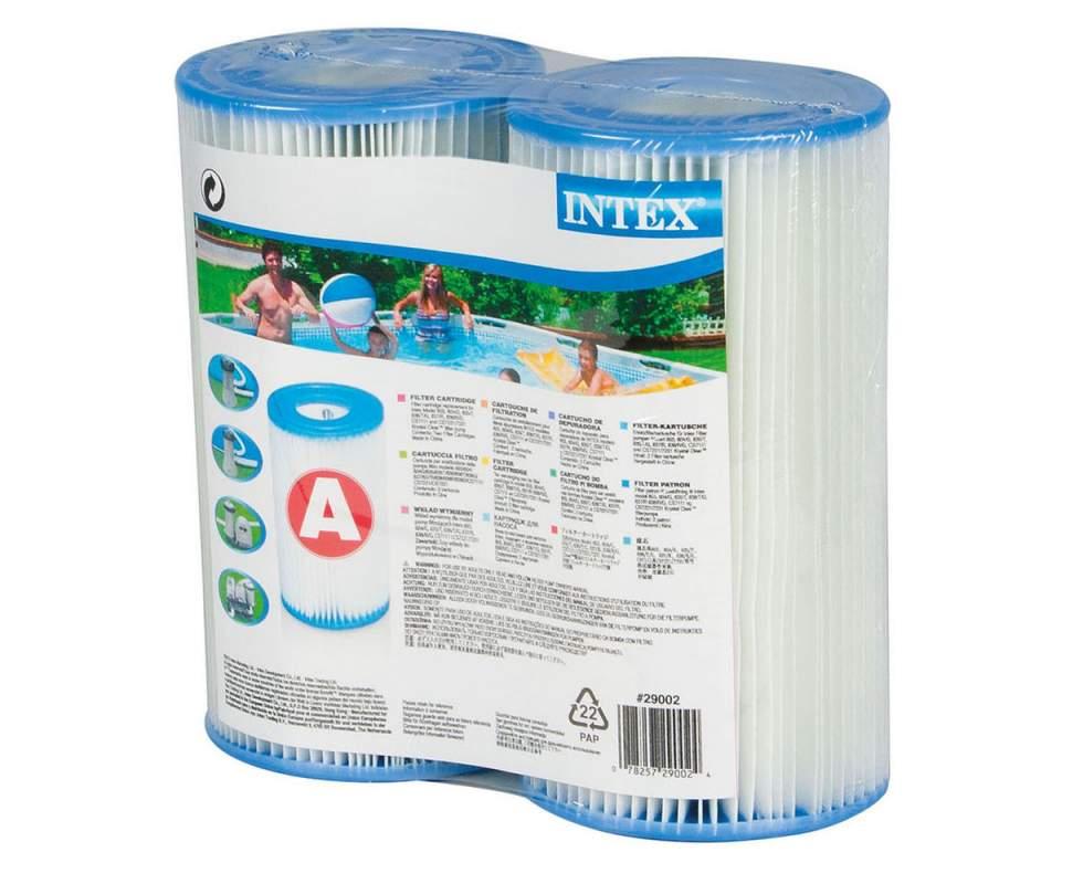Змінний картридж для фільтру насоса Intex 29000-2 тип «А» 2 шт, 20 х 10.7 см, фото 1