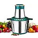 Блендер подрібнювач для кухні для м'яса та овочів з металевою чашею на 2 л 1200 Вт, фото 3