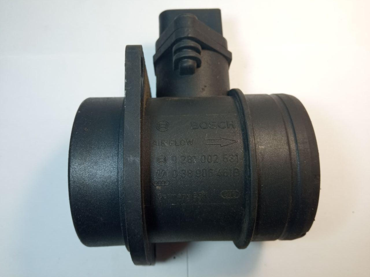 Витратомір повітря Bosch 0 281 002 531 Volkswagen / Audi 038 906 461B