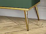 Комплект меблів у вітальню Forest (зелений лабрадор/золотий), фото 3