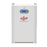 Акумулятор LP LiFePO4 51.2V - 280 Ah (14336 Wh) (Smart BMS 200A) с LCD AB RS485/CAN, фото 3