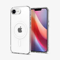 Чохол Spigen для iPhone 16e - Liquid Crystal MagFit, Clear White (ACS09150)