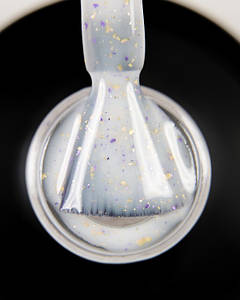 База для нігтів Dark Pro Base Potal №34 молочний з різнокольоровими блиском, 15 мл