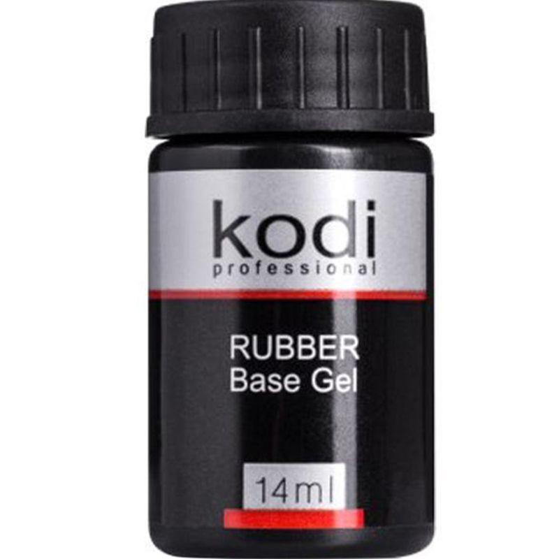 База для нігтів каучукова Kodi Professional Rubber base gel, 14 мл